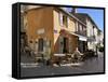 Back Street Restaurants, St. Tropez, Var, Provence, Cote D'Azur, France, Europe-Peter Richardson-Framed Stretched Canvas