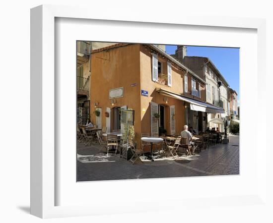 Back Street Restaurants, St. Tropez, Var, Provence, Cote D'Azur, France, Europe-Peter Richardson-Framed Photographic Print