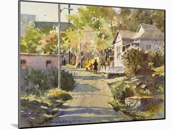 Back Street-LaVere Hutchings-Mounted Giclee Print