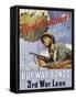 Back the Attack! War Bonds Poster-null-Framed Stretched Canvas