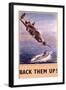 Back Them Up! Capture of a Submarine by a Lockheed Hudson-null-Framed Art Print