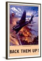 Back Them Up! Raid by Hudsons Bombers on Warships-null-Framed Premium Giclee Print