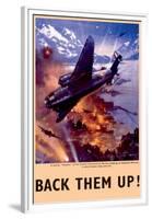 Back Them Up! Raid by Hudsons Bombers on Warships-null-Framed Premium Giclee Print
