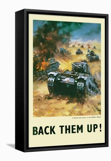 Back Them Up-null-Framed Stretched Canvas