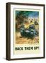 Back Them Up-null-Framed Art Print