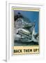 Back Them Up!-Marc Stone-Framed Art Print