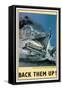 Back Them Up!-Marc Stone-Framed Stretched Canvas