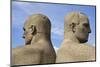 Back to Back, Detail of a Sculptural Group on the Monolith Plateau by Gustav Vigeland, Frogner Park-Eleanor Scriven-Mounted Premium Photographic Print