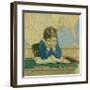 Back to School Again-Jessie Willcox-Smith-Framed Premium Giclee Print