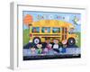 Back to School Bus-Holli Conger-Framed Giclee Print