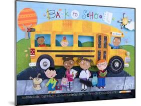 Back to School Bus-Holli Conger-Mounted Giclee Print