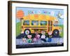 Back to School Bus-Holli Conger-Framed Giclee Print