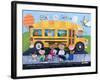 Back to School Bus-Holli Conger-Framed Giclee Print