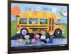 Back to School Bus-Holli Conger-Framed Giclee Print