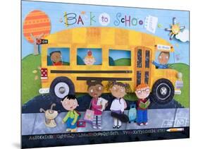 Back to School Bus-Holli Conger-Mounted Giclee Print