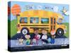 Back to School Bus-Holli Conger-Stretched Canvas