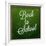 Back to School, Chalk Blackboard-Ozerina Anna-Framed Art Print