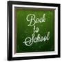 Back to School, Chalk Blackboard-Ozerina Anna-Framed Art Print