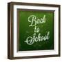 Back to School, Chalk Blackboard-Ozerina Anna-Framed Art Print