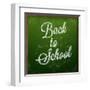 Back to School, Chalk Blackboard-Ozerina Anna-Framed Art Print