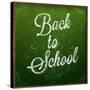Back to School, Chalk Blackboard-Ozerina Anna-Stretched Canvas