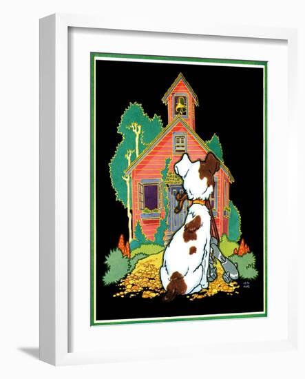 Back to School - Child Life-Keith Ward-Framed Giclee Print