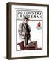 "Back to School," Country Gentleman Cover, December 1, 1923-Angus MacDonall-Framed Giclee Print