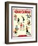 "Back to School," Country Gentleman Cover, September 1, 1932-Kraske-Framed Giclee Print