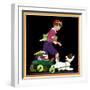 Back to School Helper - Child Life-Keith Ward-Framed Giclee Print