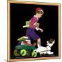 Back to School Helper - Child Life-Keith Ward-Mounted Giclee Print