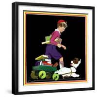 Back to School Helper - Child Life-Keith Ward-Framed Giclee Print