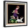 Back to School Helper - Child Life-Keith Ward-Framed Giclee Print