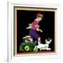 Back to School Helper - Child Life-Keith Ward-Framed Giclee Print