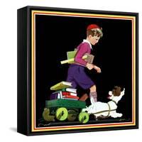 Back to School Helper - Child Life-Keith Ward-Framed Stretched Canvas