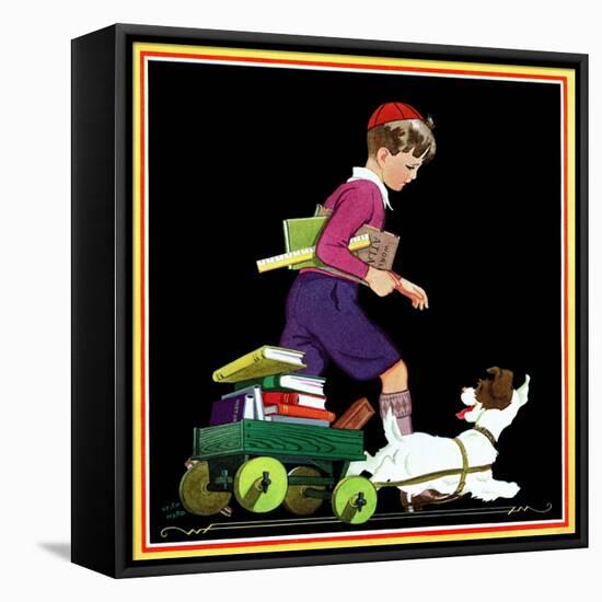 Back to School Helper - Child Life-Keith Ward-Framed Stretched Canvas