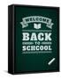 Back to School Message on Blackboard-VikaSuh-Framed Stretched Canvas