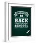 Back to School Message on Blackboard-VikaSuh-Framed Art Print