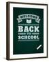 Back to School Message on Blackboard-VikaSuh-Framed Art Print