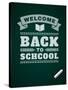 Back to School Message on Blackboard-VikaSuh-Stretched Canvas