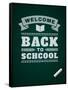 Back to School Message on Blackboard-VikaSuh-Framed Stretched Canvas