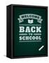 Back to School Message on Blackboard-VikaSuh-Framed Stretched Canvas