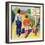 "Back to School,"September 1, 1935-William Meade Prince-Framed Giclee Print