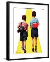 "Back to School,"September 11, 1937-Robert C. Kauffmann-Framed Giclee Print