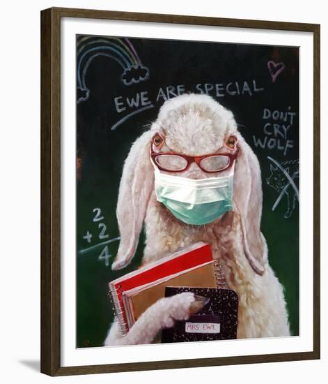 Back To School - Teacher-Lucia Heffernan-Framed Art Print