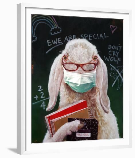 Back To School - Teacher-Lucia Heffernan-Framed Art Print