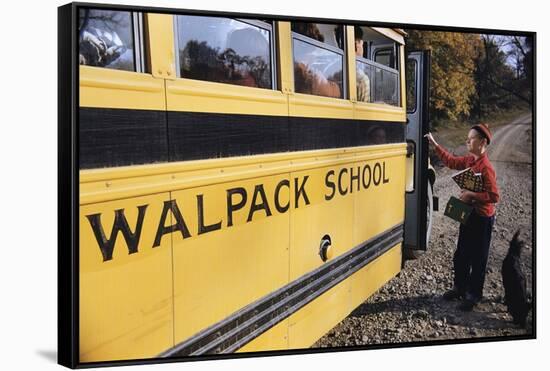 Back to School-William P. Gottlieb-Framed Stretched Canvas