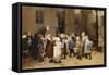 Back to School-Jules Jean Geoffroy-Framed Stretched Canvas