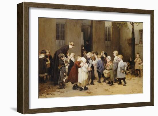 Back to School-Henri Jules Jean Geoffroy-Framed Giclee Print