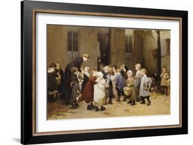 Back to School-Henri Jules Jean Geoffroy-Framed Giclee Print