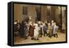 Back to School-Henri Jules Jean Geoffroy-Framed Stretched Canvas